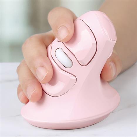 Chuột Bluetooth Silent MicroPack MP-V03W - Hồng Màu Hồng