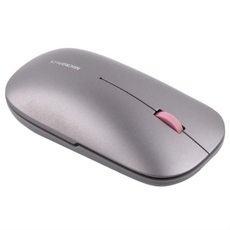 Chuột Bluetooth Silent MicroPack ML-203W - Xám Màu Xám