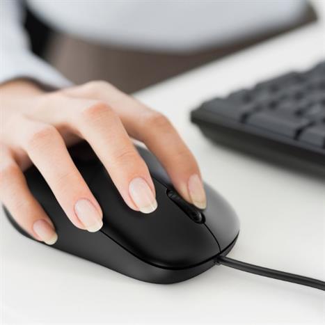 Chuột Có dây MicroPack M-105 - Đen Màu Đen