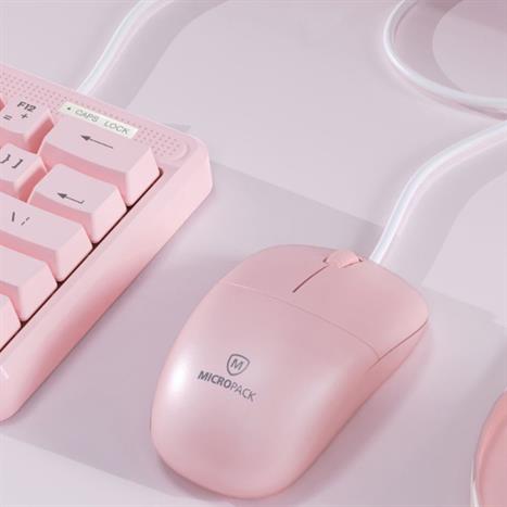 Chuột Có dây MicroPack M-105 - Hồng Màu Hồng