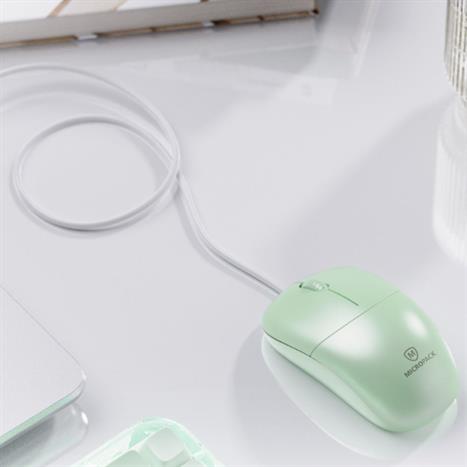 Chuột Có dây MicroPack M-105 - Xanh lá Màu Xanh lá