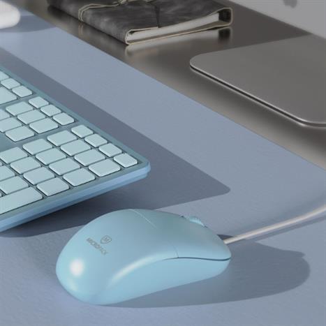 Chuột Có dây MicroPack M-105 - Xanh dương Màu Xanh Dương