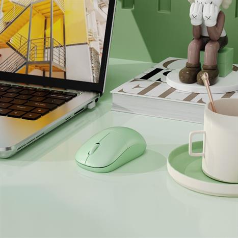 Chuột không dây Silent MicroPack MP-712W - Xanh lá Màu Xanh lá