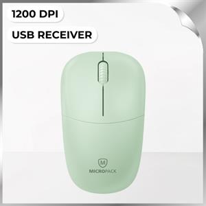 Chuột không dây Silent MicroPack MP-712W - Xanh lá
