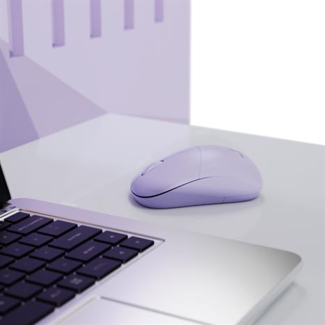 Chuột không dây Silent MicroPack MP-712W - Tím Màu Tím