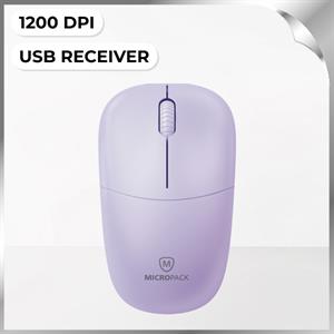 Chuột không dây Silent MicroPack MP-712W - Tím