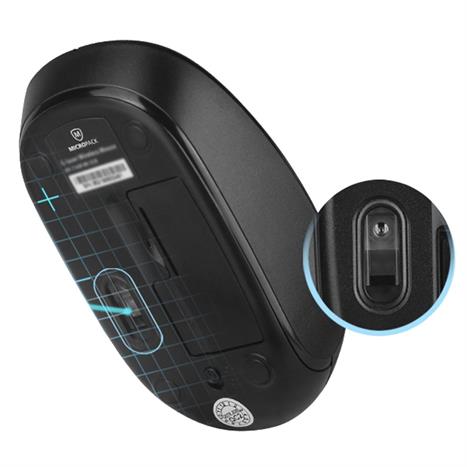 Chuột không dây MicroPack MP-716W - Đen Màu Đen