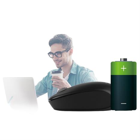 Chuột không dây MicroPack MP-716W - Đen Màu Đen