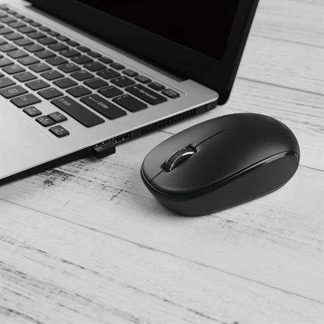 Chuột không dây MicroPack MP-716W - Đen Màu Đen