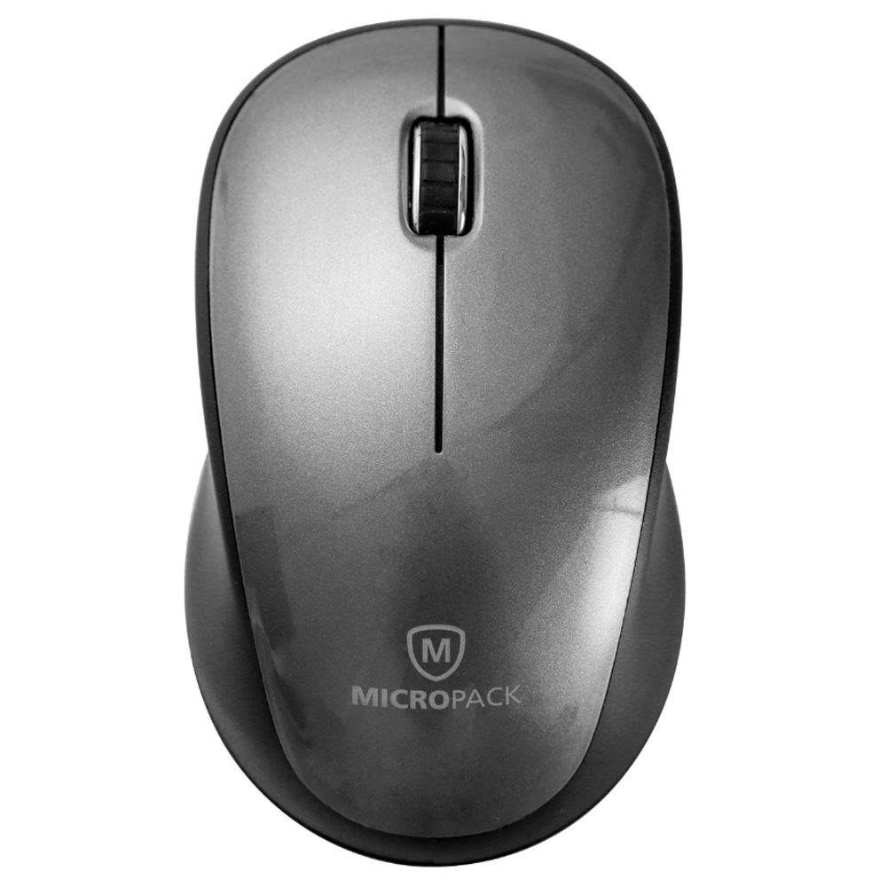Chuột không dây Silent MicroPack MP-771W - Xám Màu Xám