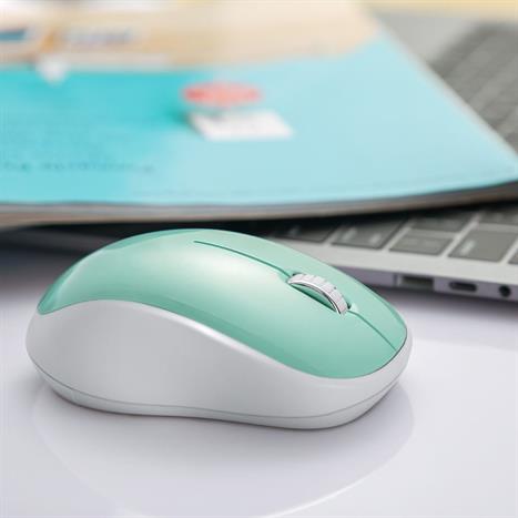 Chuột không dây Silent MicroPack MP-771W - Xanh lá Màu Xanh lá