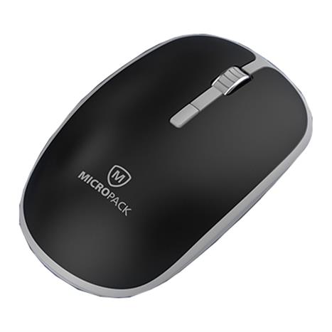 Chuột Bluetooth Silent MicroPack MP-729B - Đen Màu Đen