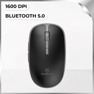 Chuột Bluetooth Silent MicroPack MP-729B - Đen