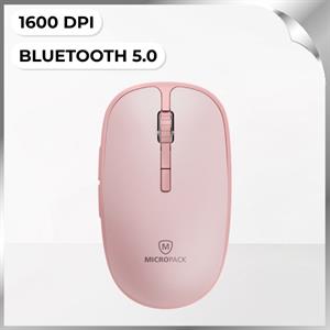 Chuột Bluetooth Silent MicroPack MP-729B - Hồng