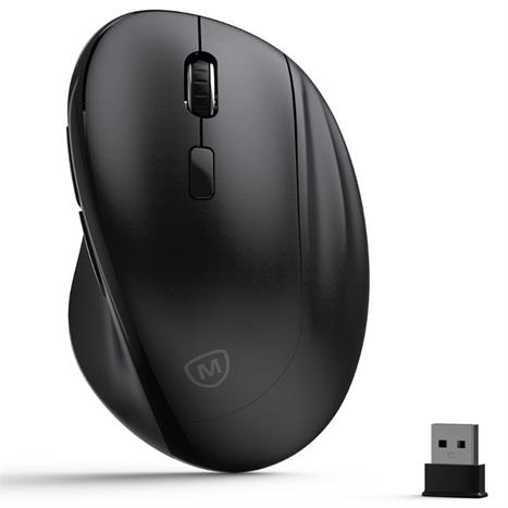 Chuột không dây MicroPack MP-V01W - Đen Màu Đen