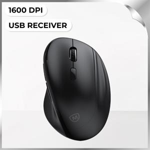 Chuột không dây MicroPack MP-V01W - Đen