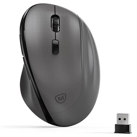 Chuột không dây MicroPack MP-V01W - Xám Màu Xám