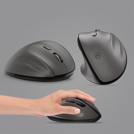 Chuột không dây MicroPack MP-V01W - Xám Màu Xám