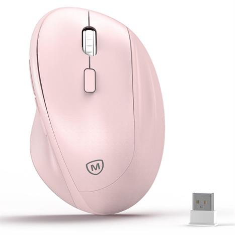 Chuột không dây MicroPack MP-V01W - Hồng Màu Hồng