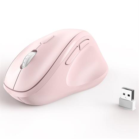 Chuột không dây MicroPack MP-V01W - Hồng Màu Hồng
