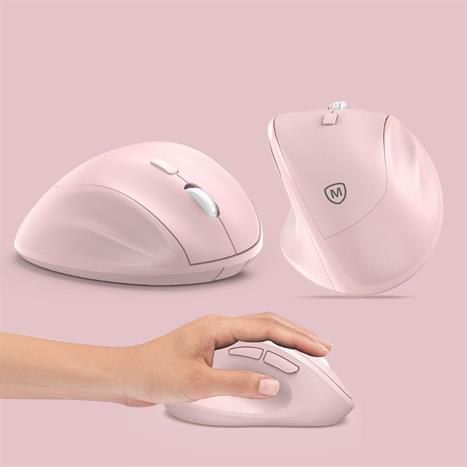 Chuột không dây MicroPack MP-V01W - Hồng Màu Hồng