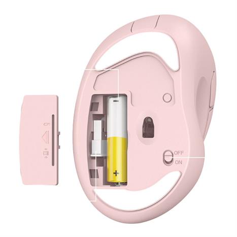 Chuột không dây MicroPack MP-V01W - Hồng Màu Hồng