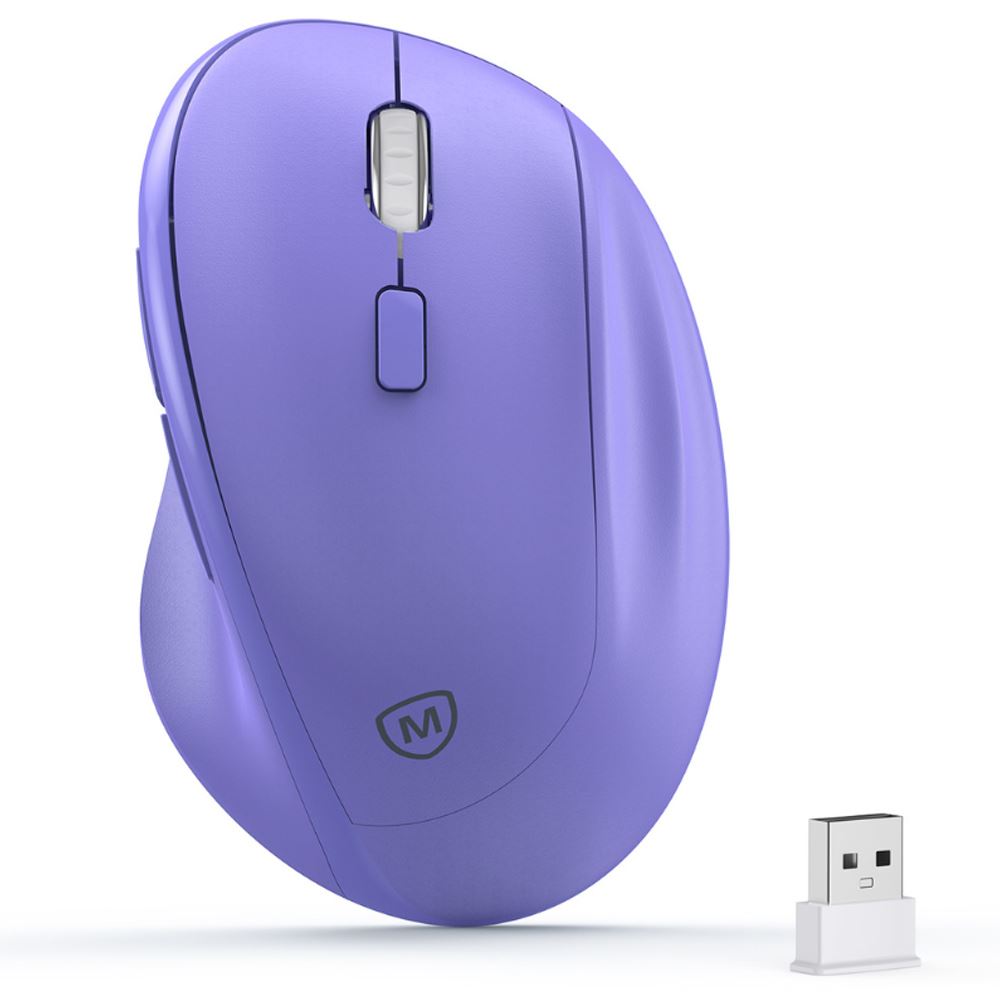 Chuột không dây MicroPack MP-V01W - Tím Màu Tím