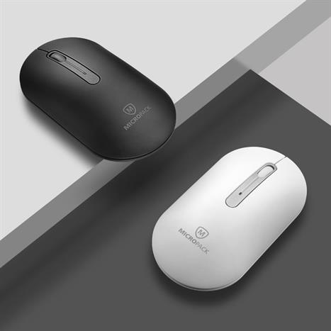 Chuột Bluetooth MicroPack MP-707B - Trắng Màu Trắng
