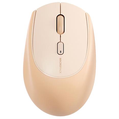 Chuột Bluetooth MicroPack MS-201W - Be Màu Màu be