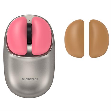 Chuột Bluetooth MicroPack ML-202W - Xám Màu Xám