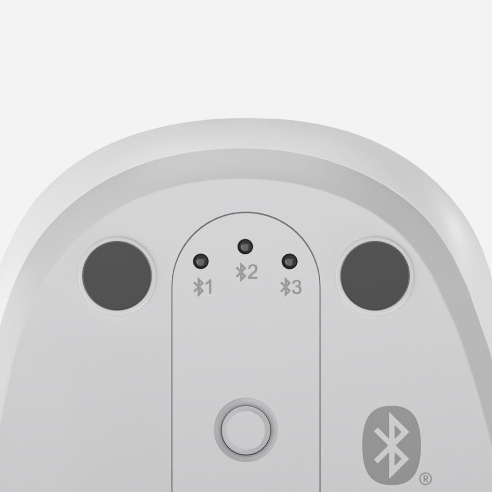 Chuột Bluetooth HyperSpace HS2100GL - Trắng Màu Trắng