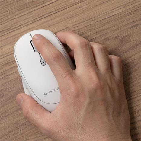 Chuột Bluetooth HyperSpace HS2100GL - Trắng Màu Trắng