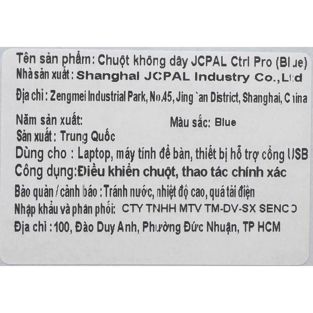 Chuột Bluetooth JCPAL Ctrl Pro JCP3108 - Xanh - 5