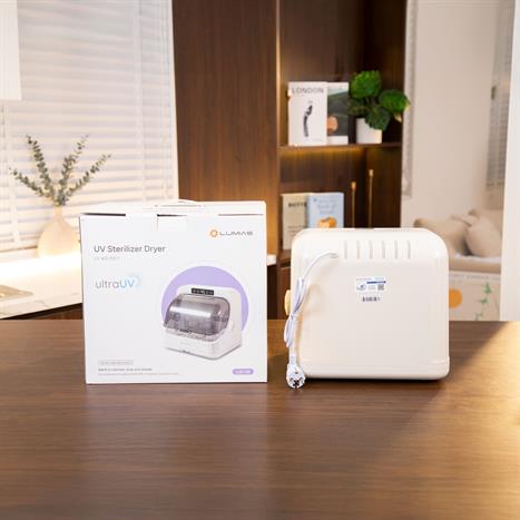 Máy sấy tiệt trùng UV LUMIAS LUD-08 đế inox Màu Màu be