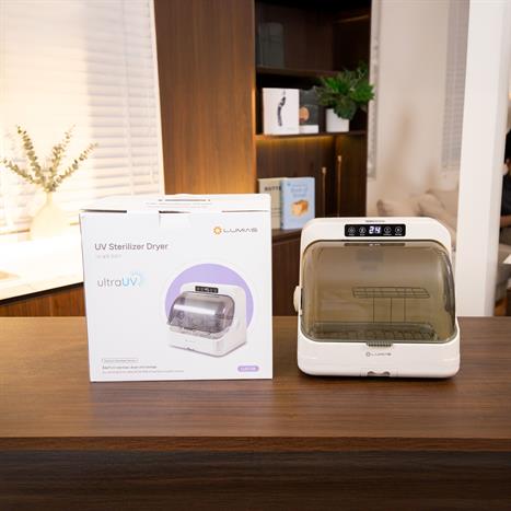 Máy sấy tiệt trùng UV LUMIAS LUD-08 đế inox Màu Màu be