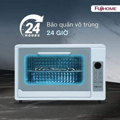 Tủ sấy chén bát tiệt trùng Fujihome DD48 Màu Trắng