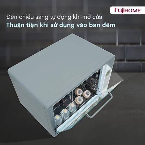 Tủ sấy chén bát tiệt trùng Fujihome DD48 Màu Trắng