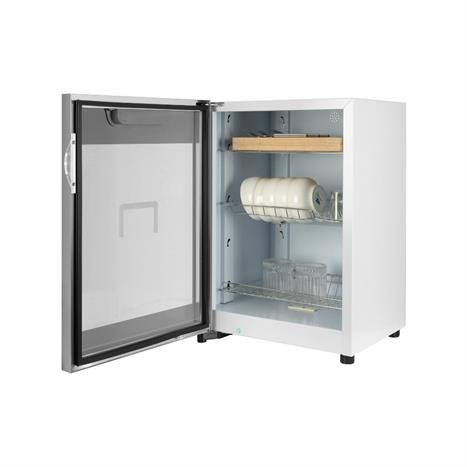 Tủ sấy chén bát tiệt trùng Fujihome DD42 Màu Bạc