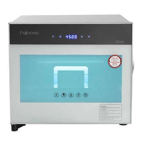 Tủ sấy chén bát tiệt trùng Fujihome DD42 Màu Bạc
