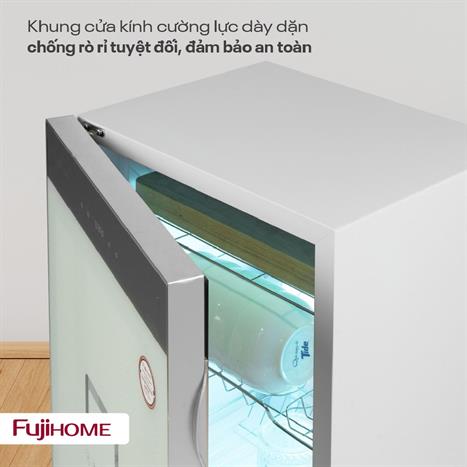 Tủ sấy chén bát tiệt trùng Fujihome DD68 Màu Bạc