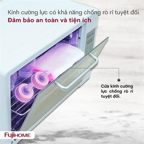 Tủ sấy chén bát tiệt trùng Fujihome DD24 Màu Trắng