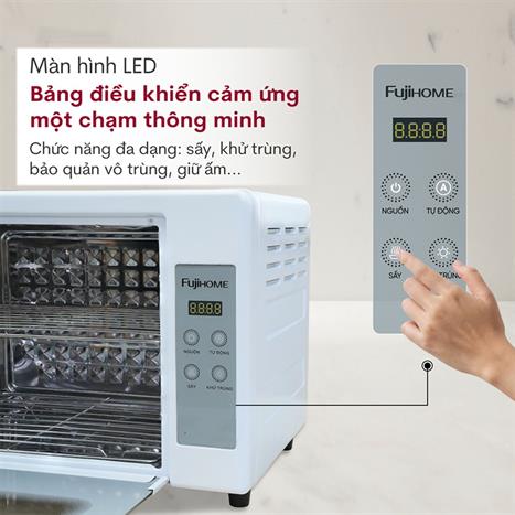 Tủ sấy chén bát tiệt trùng Fujihome DD24 Màu Trắng