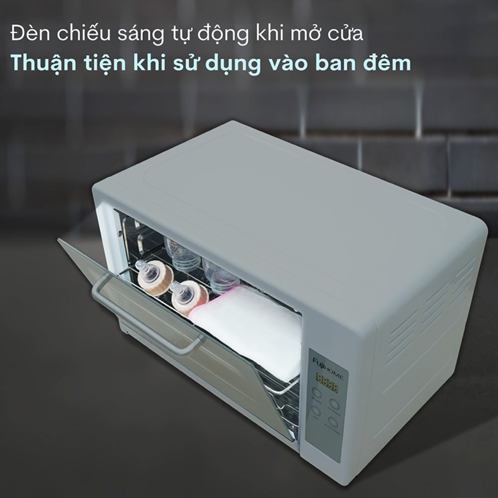 Tủ sấy chén bát tiệt trùng Fujihome DD24 Màu Trắng