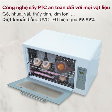 Tủ sấy chén bát tiệt trùng Fujihome DD24 Màu Trắng
