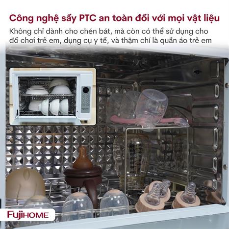 Tủ sấy chén bát tiệt trùng Fujihome DD38