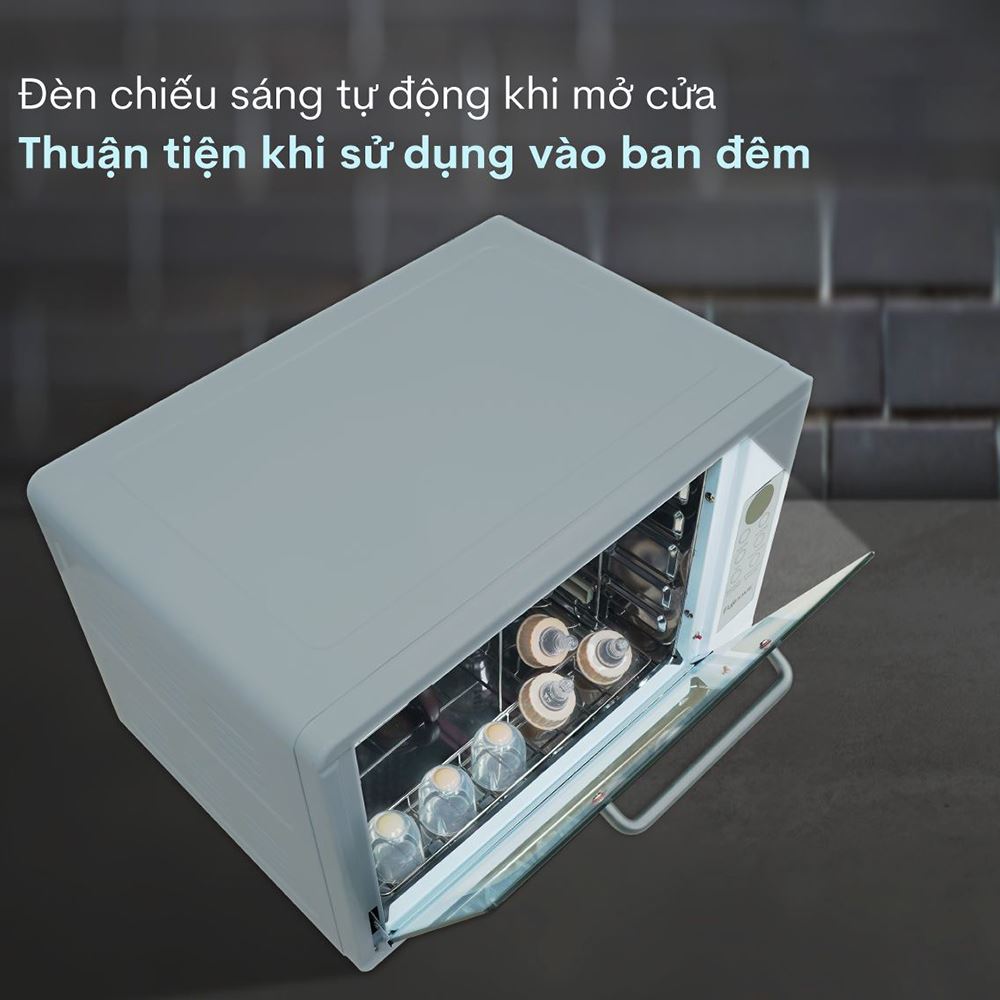 Tủ sấy chén bát tiệt trùng Fujihome DD38 Màu Trắng