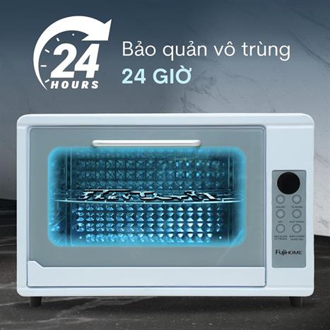 Tủ sấy chén bát tiệt trùng Fujihome DD38 Màu Trắng