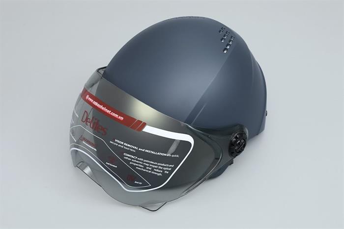 Mũ 1/2 size L Delites ATN10K xanh đen Màu Xanh đen