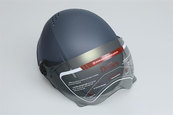 Mũ 1/2 size L Delites ATN10K xanh đen Màu Xanh đen