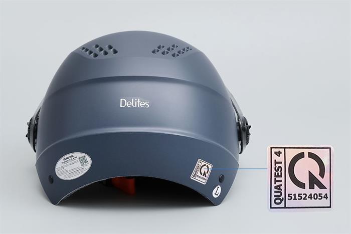 Mũ 1/2 size L Delites ATN10K xanh đen Màu Xanh đen